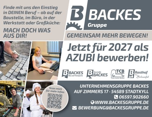 Wir suchen zum 01.08.2027 noch AZUBIS